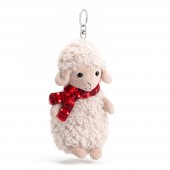 Mimi the Milky Sheep in a Scarf 14cm
