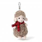 Mimi the Beige Sheep in a Scarf 14cm
