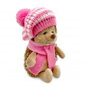 Fluffy the Hedgehog in a pink striped beret 15