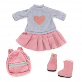Plush toy, Lucky Doggy, Clothing set: Urban Style