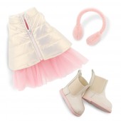 Plush toy, Lucky Doggy, Clothing set: Pink Dream