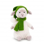 Nicky the Sheep in a Green Hat 20cm