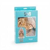 Plush toy, Lucky Doggy, Clothing set: Golden Jacket (4/16)