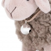 Dolly the Mocha Sheep with a Bell 13cm