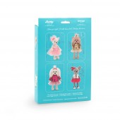 Plush toy, Lucky Doggy, Clothing set: Pink Jacket (4/16)