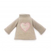 Plush toy, Lucky Doggy, Clothing set: Pink Heart