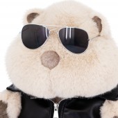 Plush toy, The Softest, Hamster in jacket (32cm)