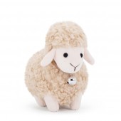 Dolly the Beige Sheep with a Bell 13cm