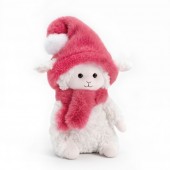 Marshmallow the Sheep in a Raspberry Hat 20cm