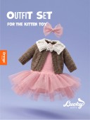Lucky Kitty Clothing Set: Cozy Evening