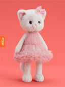 Soft toy, Lucky Kitty, Lucky Sophie: Cotton Candy 38 cm (1/4)