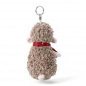 Mimi the Beige Sheep in a Scarf 14cm