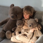 Plush toy, The Softest, Moka Bear (25cm)