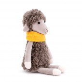 Bibi the Sheep in a Yellow Snood 16cm