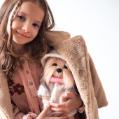 Plush toy, Lucky Doggy, Lucky Yoyo: Fashion Winter 38cm (1/4)