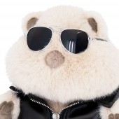 Plush toy, The Softest, Hamster in jacket (22cm)