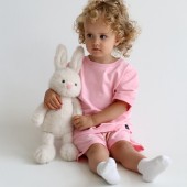 Plush toy, The Softest, White Bunny 25cm