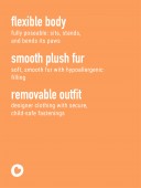 Soft toy, Lucky Kitty, Lucky Sophie: Powdery Dreams 38 cm (1/4)