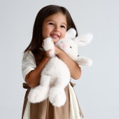Plush toy, The Softest, White Bunny 25cm