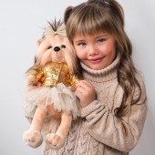 Plush toy, Lucky Doggy, Lucky Yoyo: Golden Jacket 38cm (1/4)