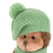 Plush toy, Life, Prickle the Hedgehog in a green beret 25cm (1/6)
