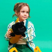 Plush toy, Milo&Millie, Milo the Black Cat (35cm)