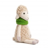 Bibi the Sheep in a Green Snood 16cm