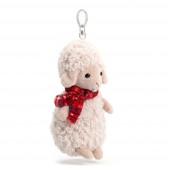 Mimi the Milky Sheep in a Scarf 14cm