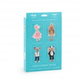 Plush toy, Lucky Doggy, Clothing set: Golden Jacket (4/16)