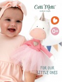 Cotton Plush toy, Cotti Motti, Daphne the Unicorn 30cm (1/6)