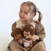 Plush toy, Life, Prickle the Hedgehog with knapsack 18cm  (1/8)