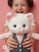 Soft toy, Lucky Kitty, Lucky Sophie: Stylish Kitten 38 cm (1/4)