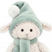 Marshmallow Sheep in a Mint Hat 25cm