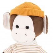Plush toy, Charlie the Monkey: Orange Hat 20 (1/8)