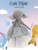 Ali the Elephant: Light Blue Dress