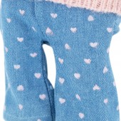 Soft toy, Lucky Kitty, Lucky Sophie: Denim Hearts 38 cm (1/4)