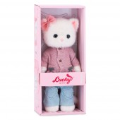 Soft toy, Lucky Kitty, Lucky Sophie: Knitted Cherries 38 cm (1/4)