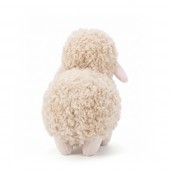 Dolly the Beige Sheep with a Bell 13cm