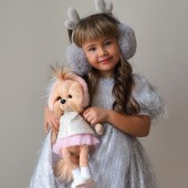 Plush toy, Lucky Doggy, Lucky Yoyo: Pink Dream (38cm)