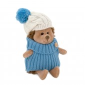 Plush toy, Prickle the Hedgehog in white/blue hat