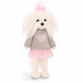 Plush toy, Lucky Doggy, Lucky Mimi: Pink Heart 38cm (1/4)