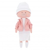 Plush toy, Nicky the Pig: Pink Jacket (30cm)