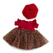 Plush toy, Lucky Doggy, Clothing set: Mademoiselle
