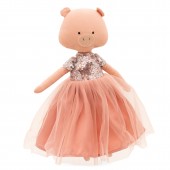 Nicky the Pig: Pink Dress with Sequins