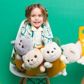 Plush toy, Milo&Millie, Milo the White Cat (35cm)