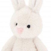 Plush toy, The Softest, White Bunny 25cm