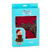 Plush toy, Lucky Doggy, Clothing set: Mademoiselle