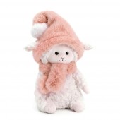 Marshmallow the Sheep in a Peach Hat 20cm
