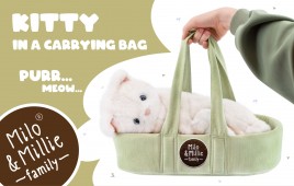 Plush toy, Milo&Millie, Millie the White Cat (40cm)