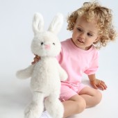Plush toy, The Softest, White Bunny 25cm